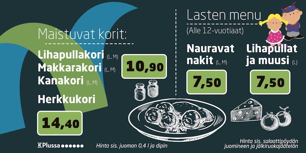 Maistuvat korit